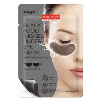 Гидрогелевые патчи для век Purederm Black Food MG:gel Under Eye Mask