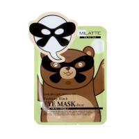 Маска для кожи вокруг глаз  Milatte Fashiony Black Eye Mask Bear