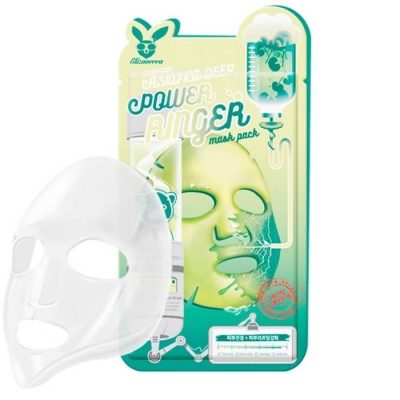Тонизирующая маска с экстрактом центеллы Elizavecca Deep Power Ringer Сentella Asiatica Mask Pack