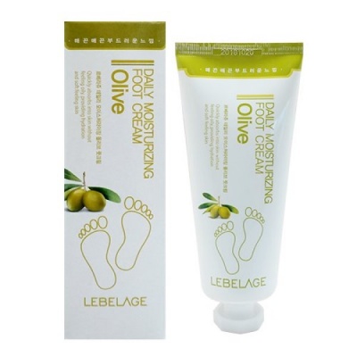 Крем для ног Lebelage Daily Moisturizing Olive Foot Cream