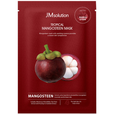 Осветляющая тканевая маска с мангостином JMsolution Tropical Mangosteen Mask